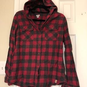 Carhartt women’s hooded flannel