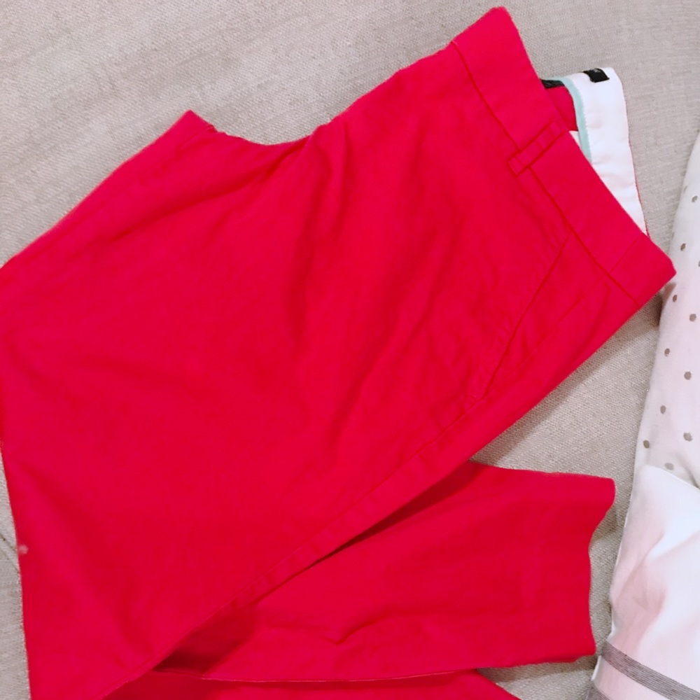 {SALE} JCrew City Fit hot pink!