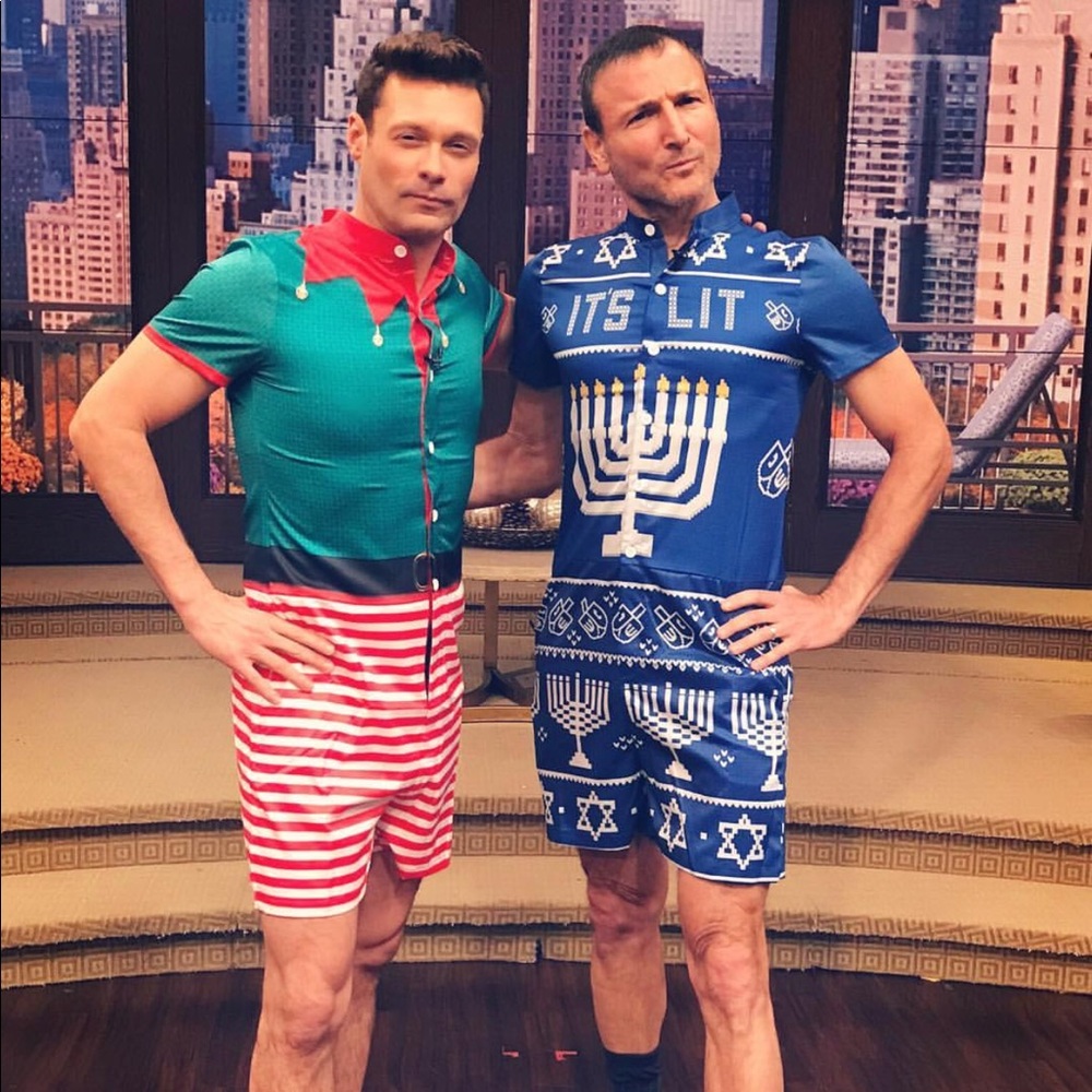 Men’s Christmas elf romper