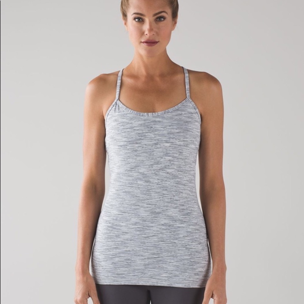 Lululemon Power Y Top Grey