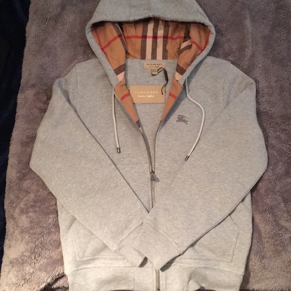Men's Burberry zip sweatshirt brand new with tags