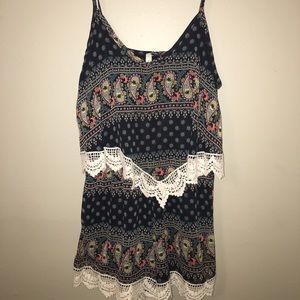 Patterned Romper