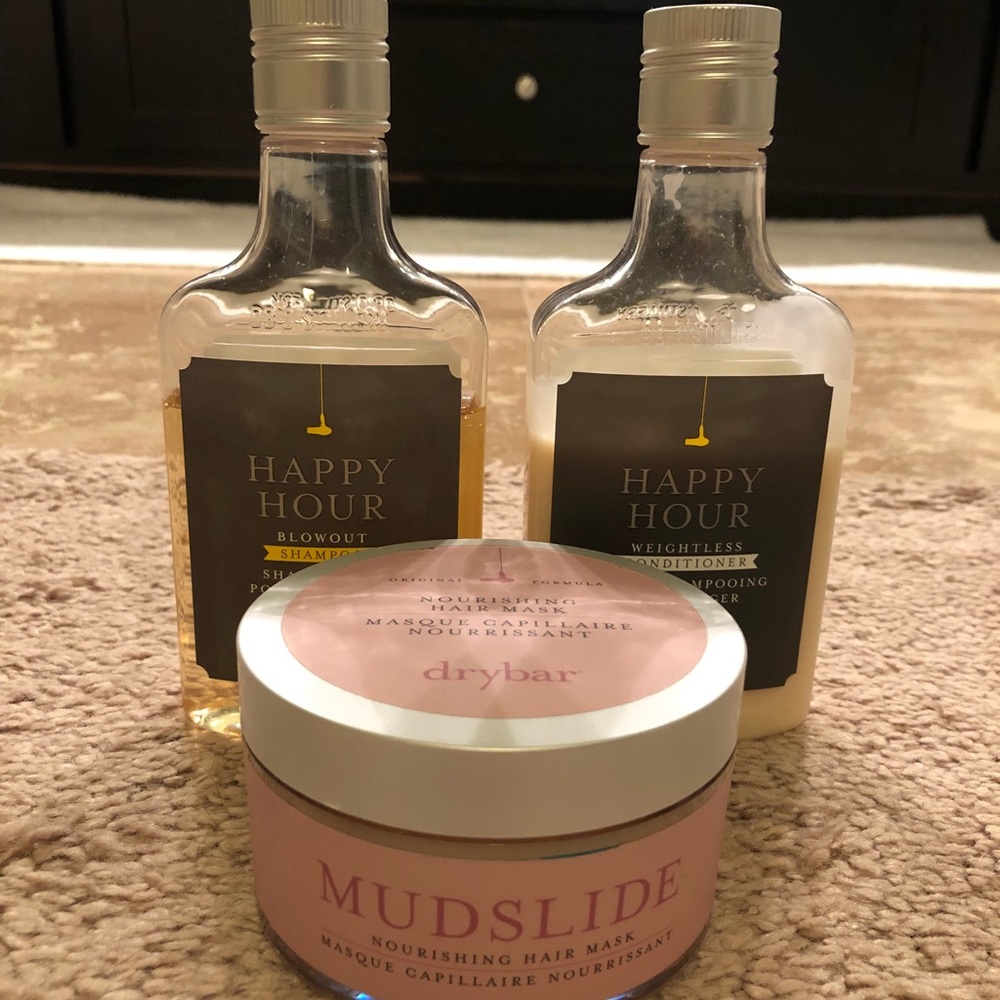 Drybar shampoo & conditioner + Mudslide mask