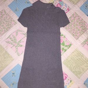 Gray Holiday Cotton Dress