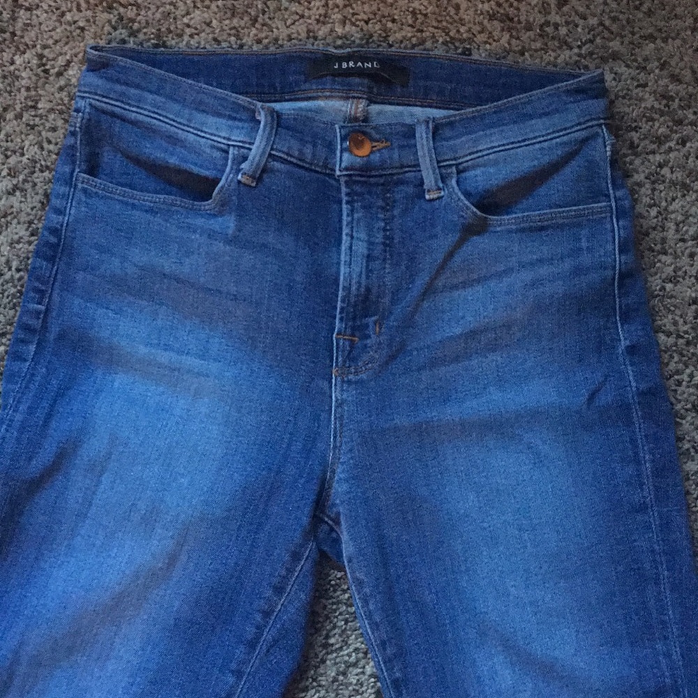 J Brand high-waisted skinny jeans