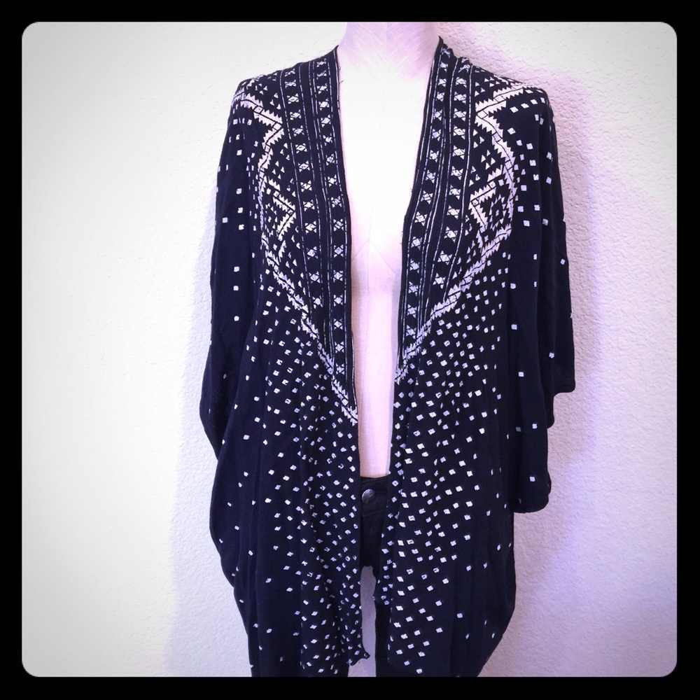 Gorgeous royal blue kimono wrap