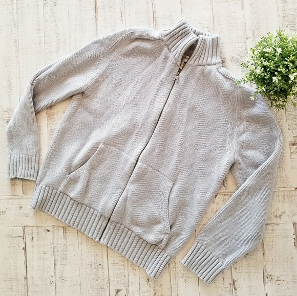 Banana Republic Jackets & Blazers - Banana Republic Full Zip High Collar Knit Jacket
