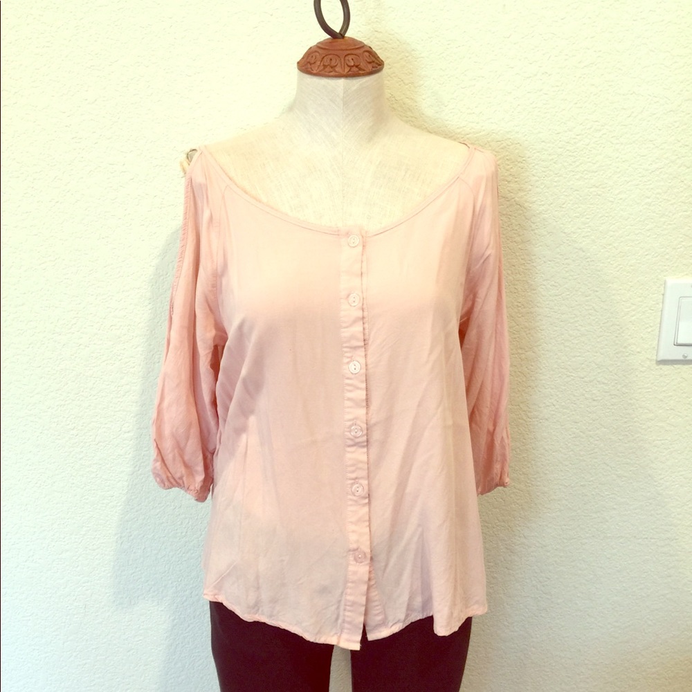 Peek a boo blouse