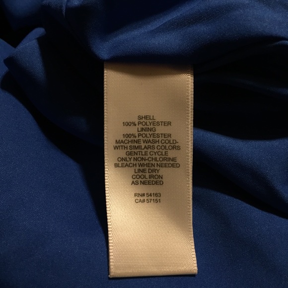 NWT Eliza J Blouson Sleeve Ruffle Shift Dress blue - Picture 8 of 8