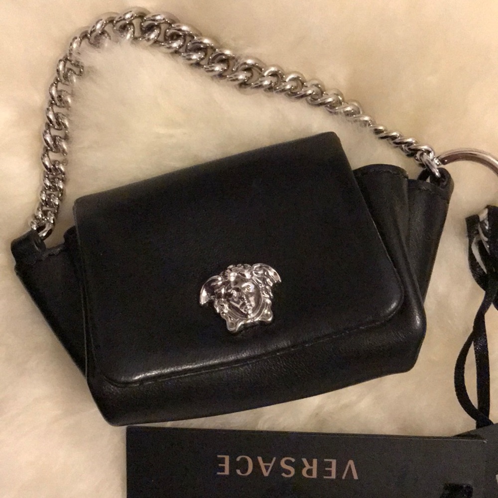 Versace Medusa head coin pouch