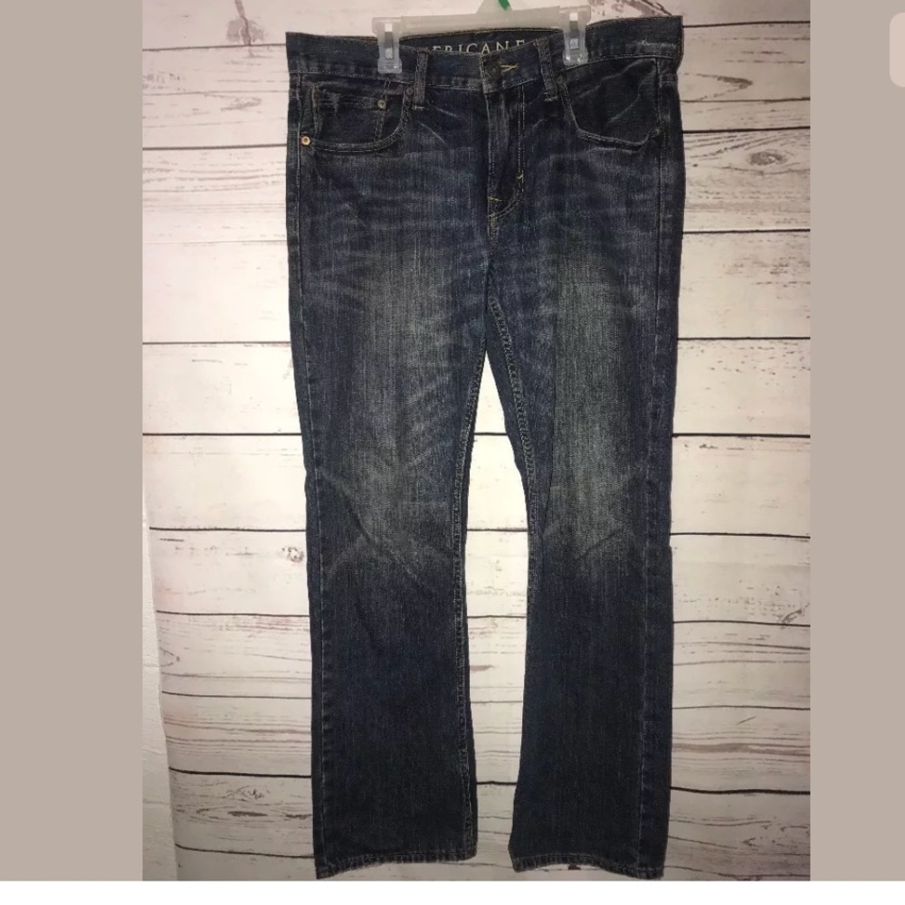 American eagle slim straight jeans 32 x 30 dark