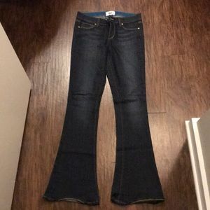 Paige flare leg jeans petite