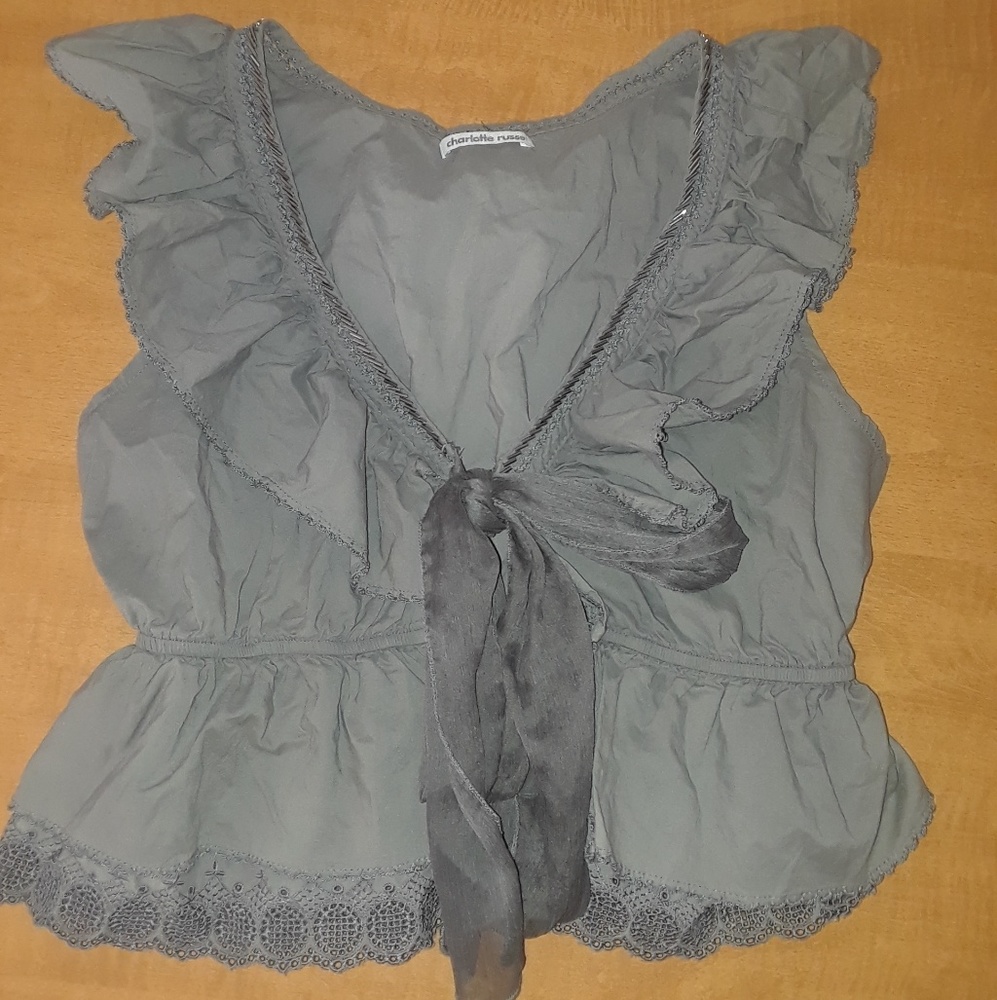 🏵CHARLOTTE RUSSE VEST🏵 - Picture 2 of 8