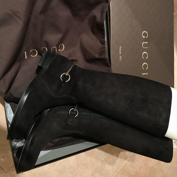 GUCCI Suede Boots NEW with BOX - Picture 3 of 8