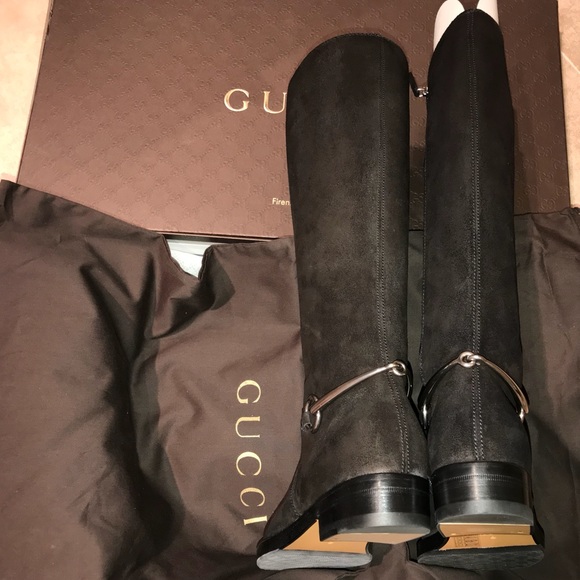 GUCCI Suede Boots NEW with BOX - Picture 5 of 8