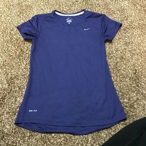 Dark Purple Nike Dri Fit Top