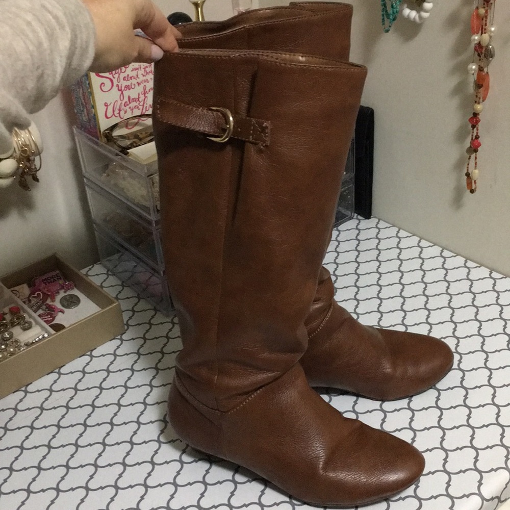 Brown Steve Madden Riding Boots