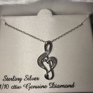 Diamond Magnificence Necklace 1/10 genuine diamond