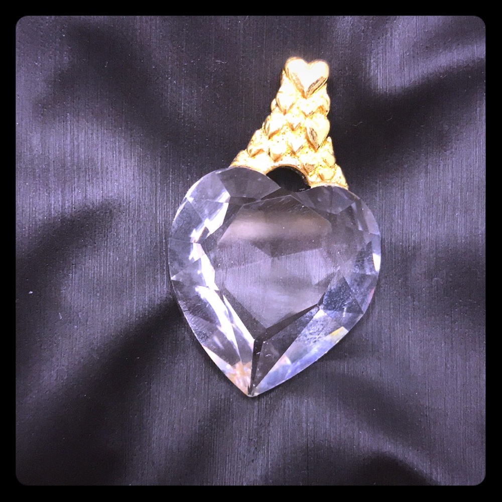 Beautiful Crystal Heart Pendant