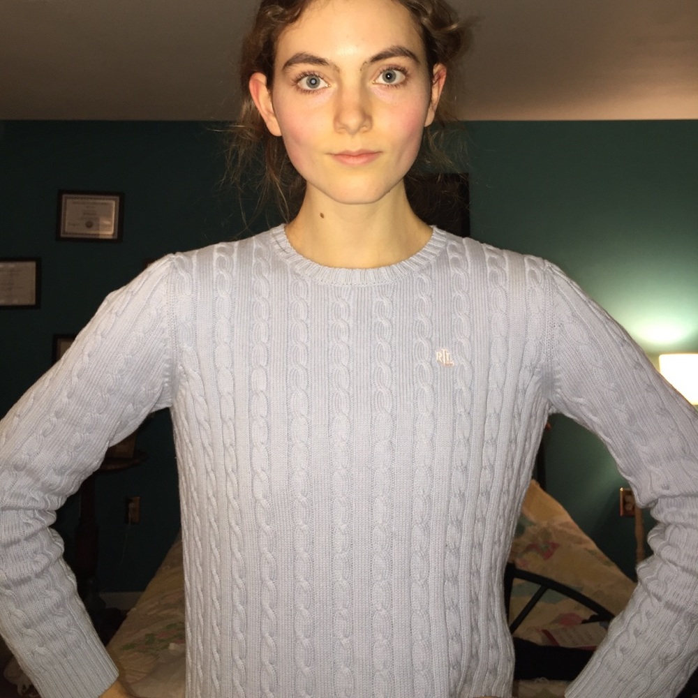 Baby Blue Sweater(Ralph Lauren)