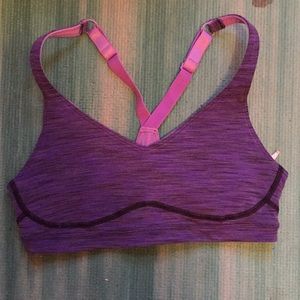 Lucy Purple Space-dye Sports Bra