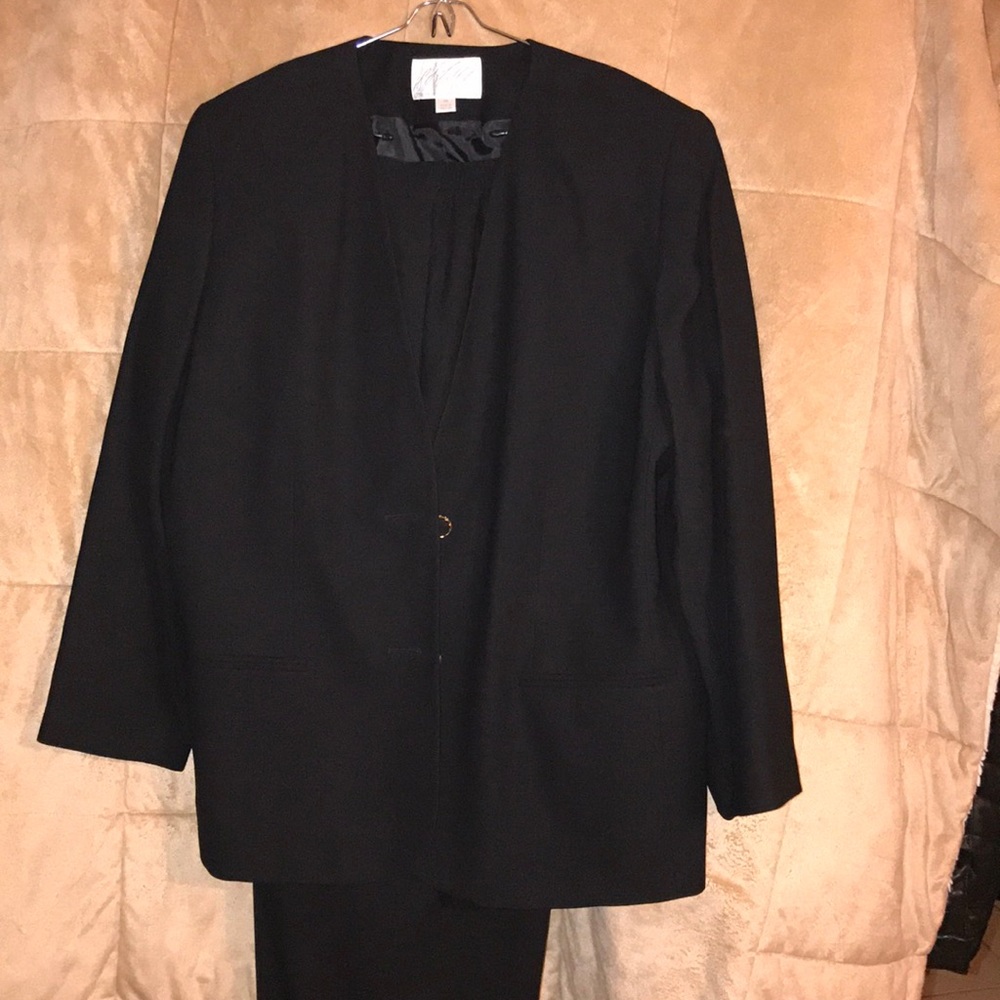 2pc Double-button Pantsuit