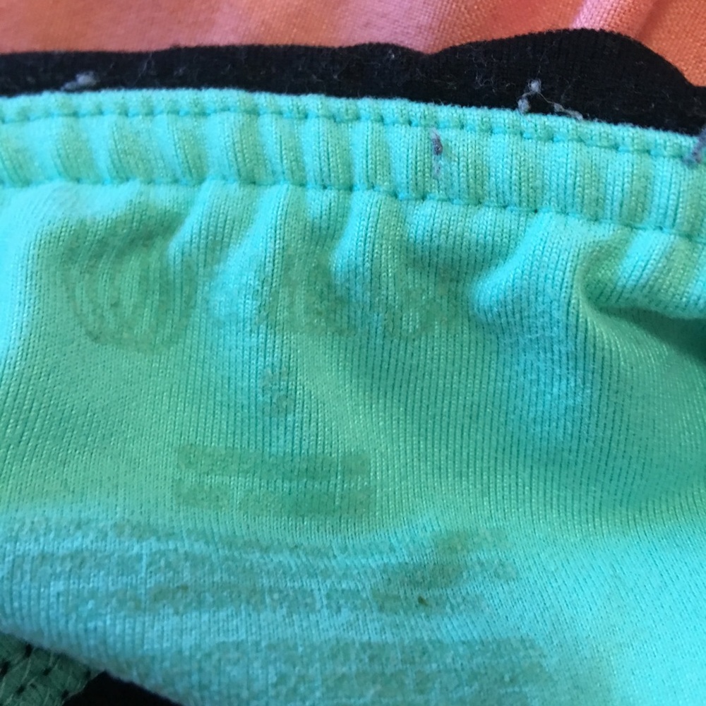 Black with blue workout pant