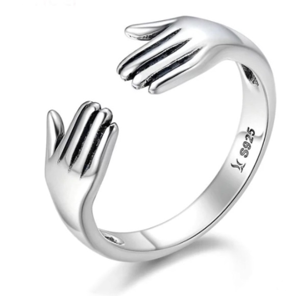 YOU CAN BE HUGGING SOMEONE RIGHT NOW 925 SZ 6.5 - Picture 3 of 3