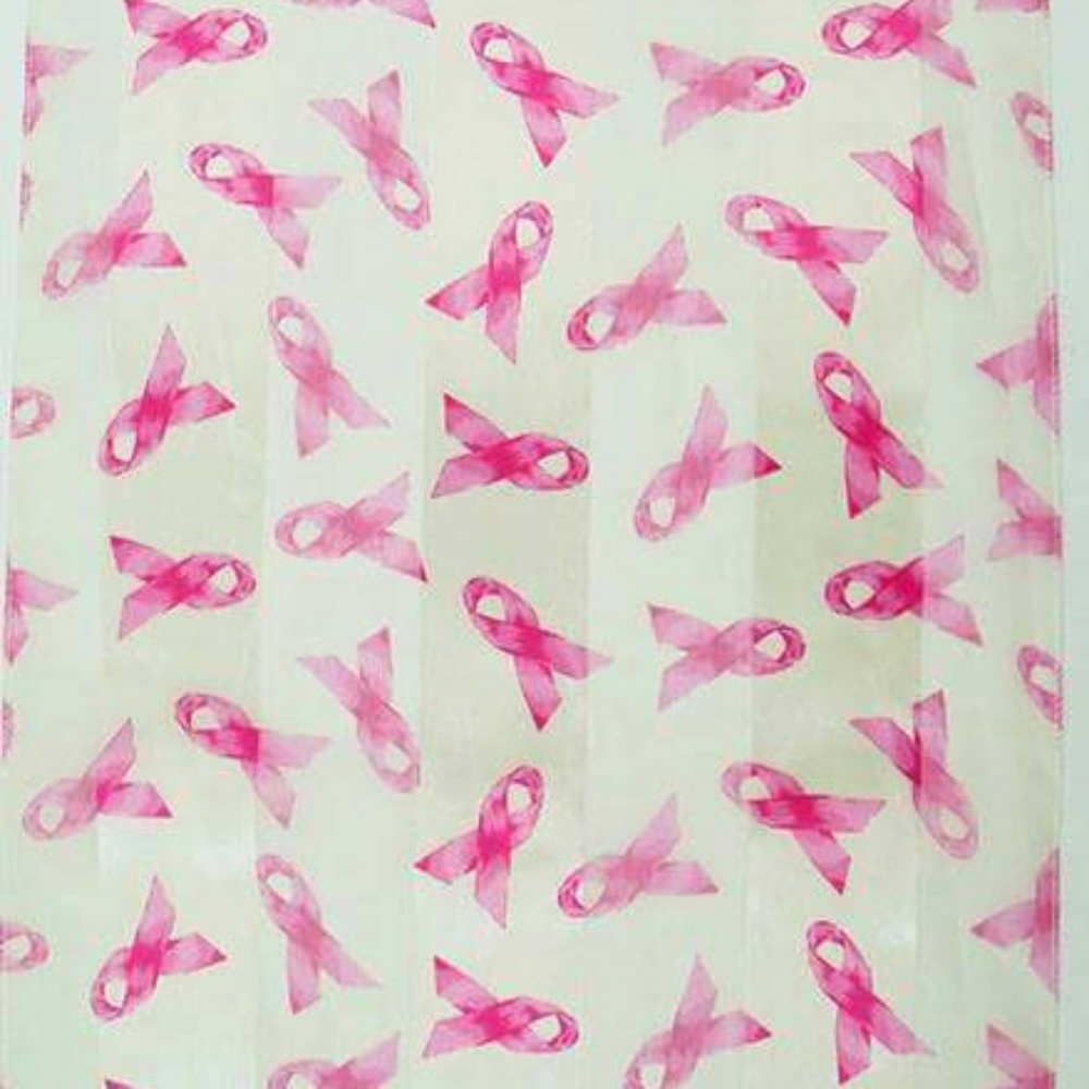 Pink Ribbon Scarf
