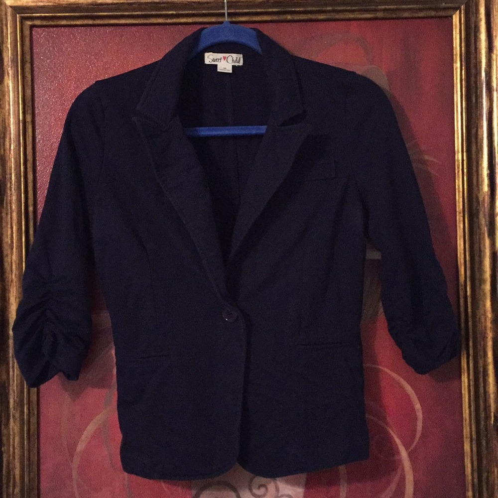 Navy blue blazer