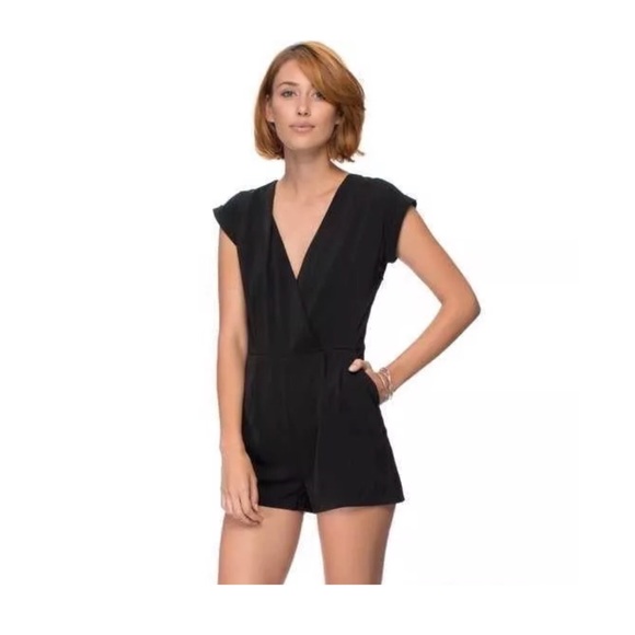 Staple the Label Cross Front Playsuit Black Size 8 - Picture 6 of 6