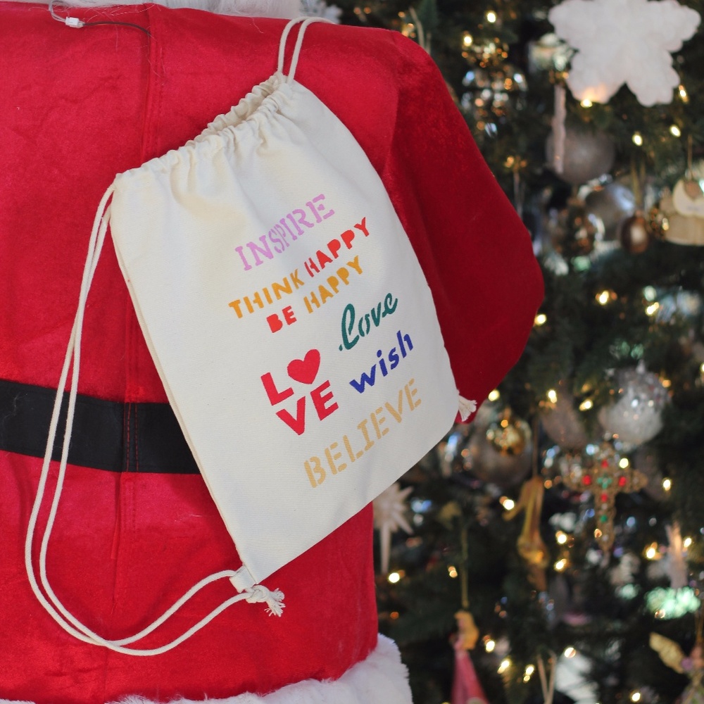 INSPIRE canvas drawstring
