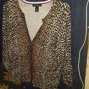 WHBM Leopaed Cardigan