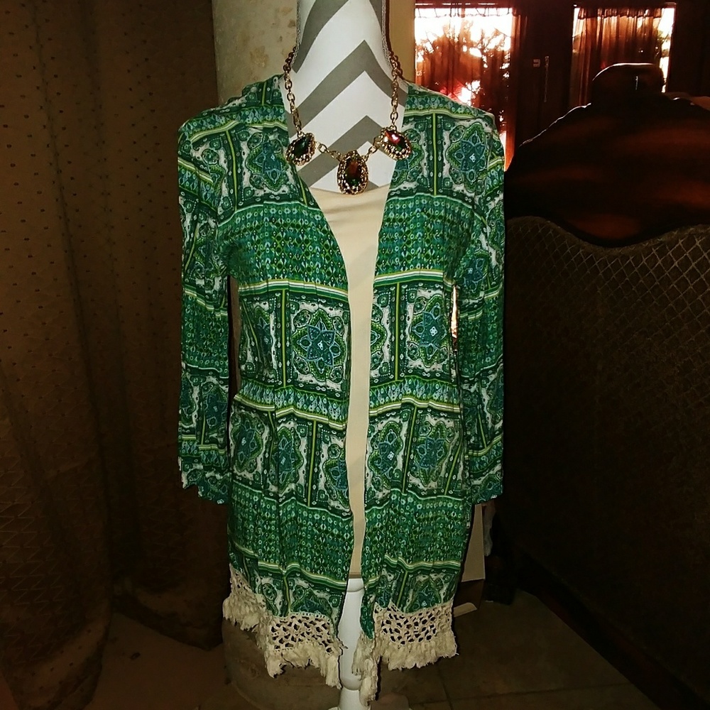 Beautiful!! Copper Key women's cardigan size small