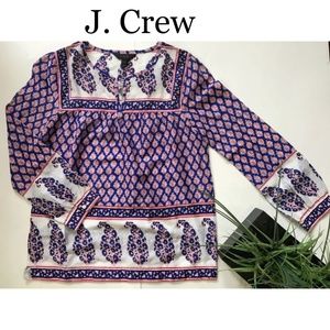 💲FINAL SALE💲J. Crew women  paisley top