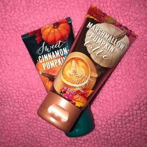 2 new, never used bath & body works mini lotions