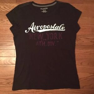 Aeropostale Black T-Shirt