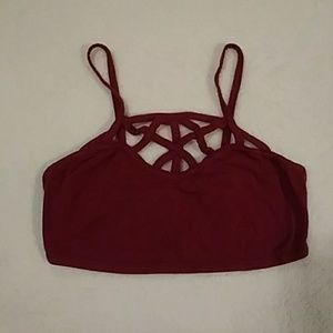 NWOT Maroon Bralette
