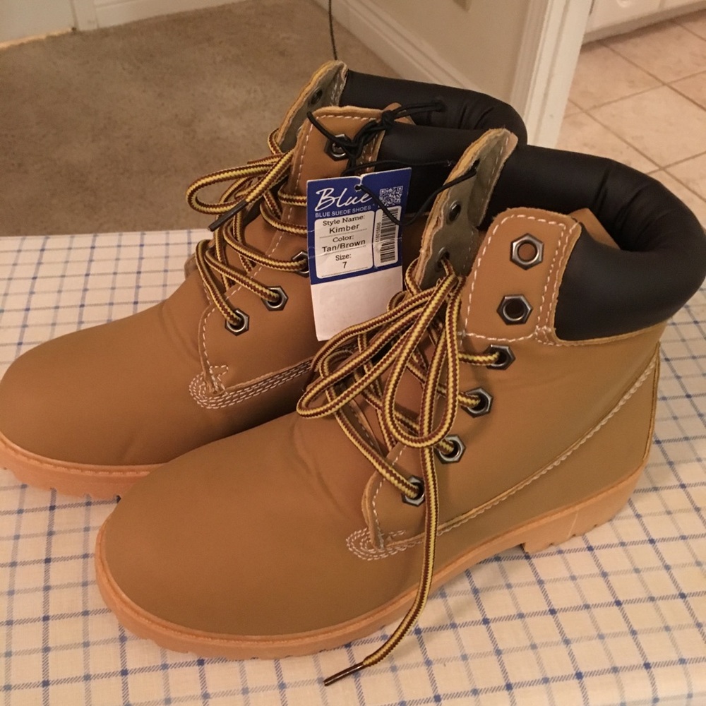 Tan Grunge/military boots