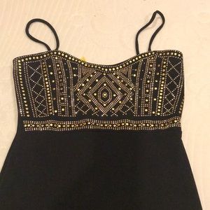 Cute gold stud dress