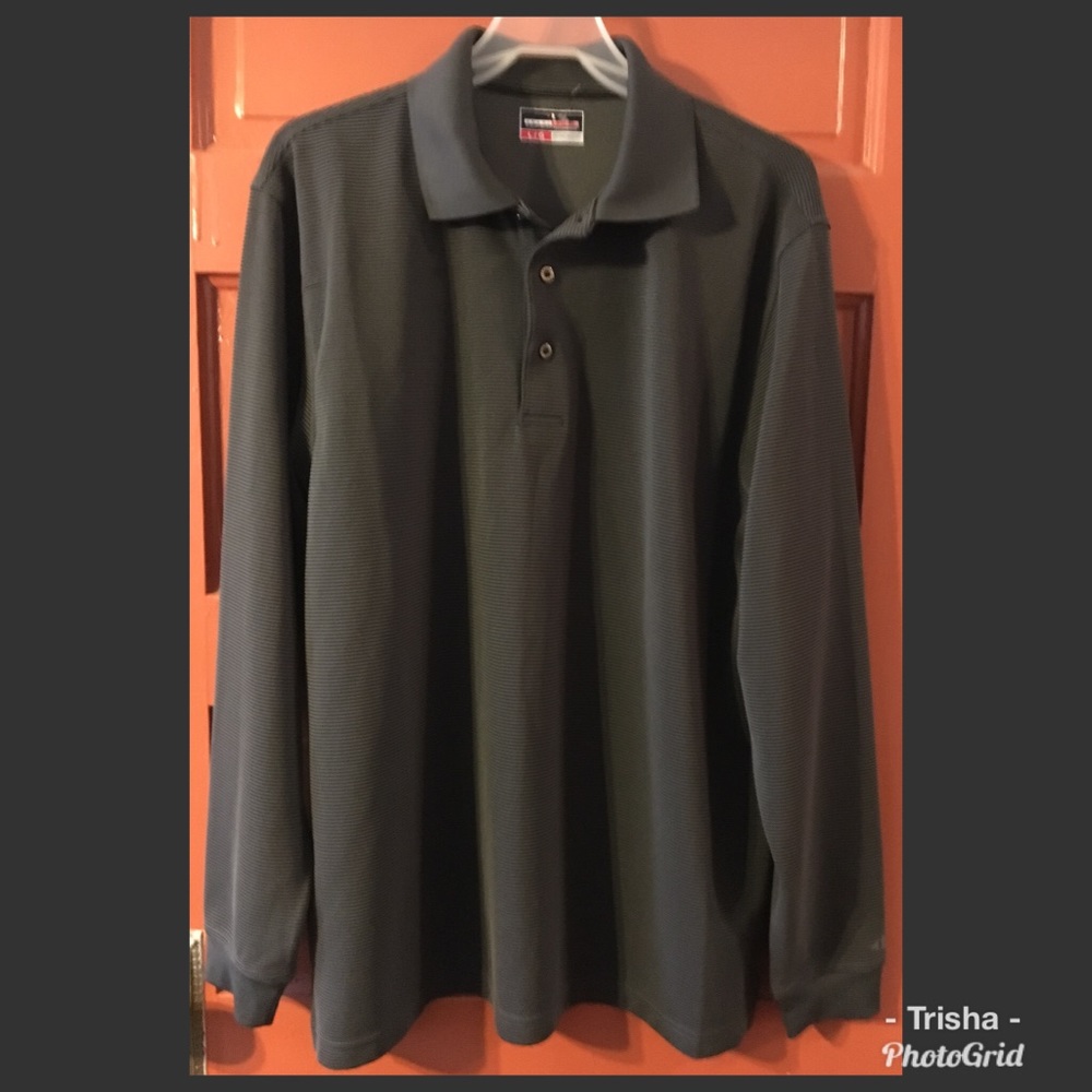 Grand Slam Performance, thin striped golf polo