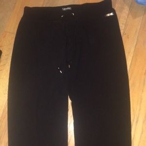 Black Calvin Klein performance pants
