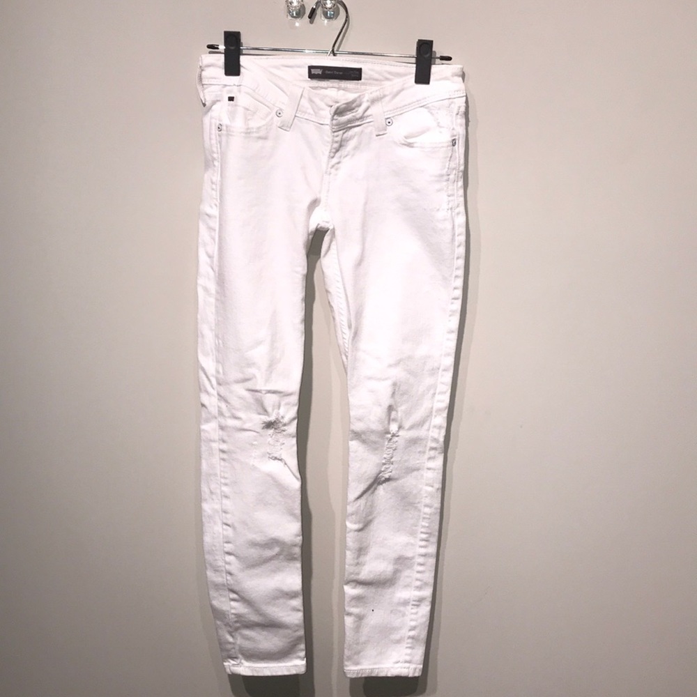 White Levi Jeans SZ:26,32
