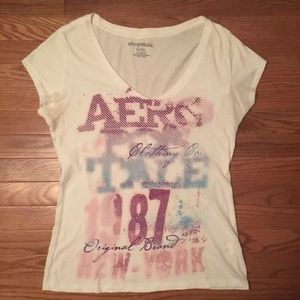 Aeropostale Pastel Watercolor T-Shirt