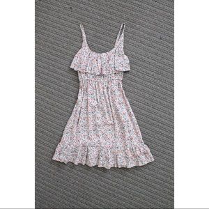 Cute Ruffle-Top Floral Dress