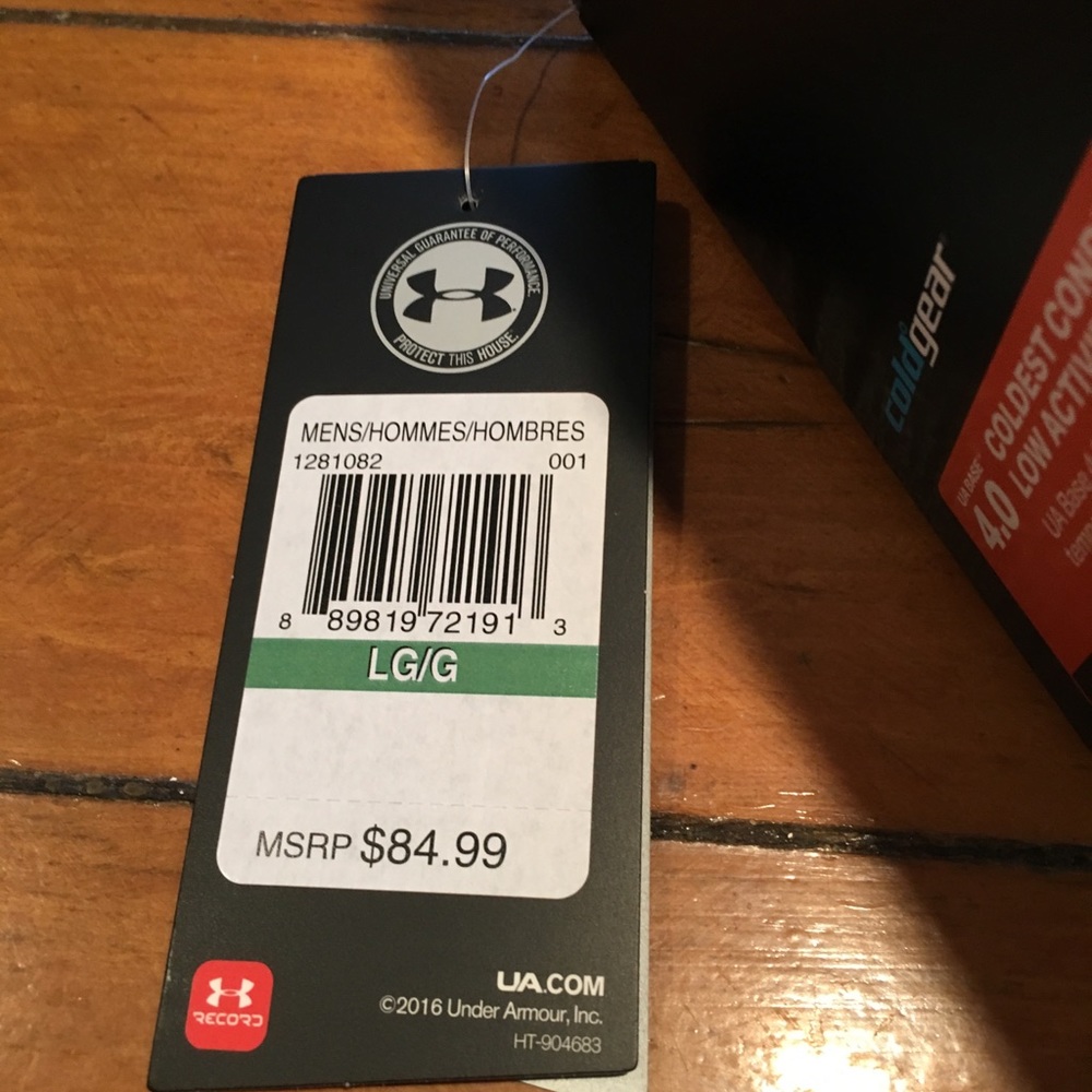 SOLD - Under Armour Base 4.0 Coldgear Crew - Picture 4 of 4