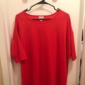Lularoe Red Irma Size Small