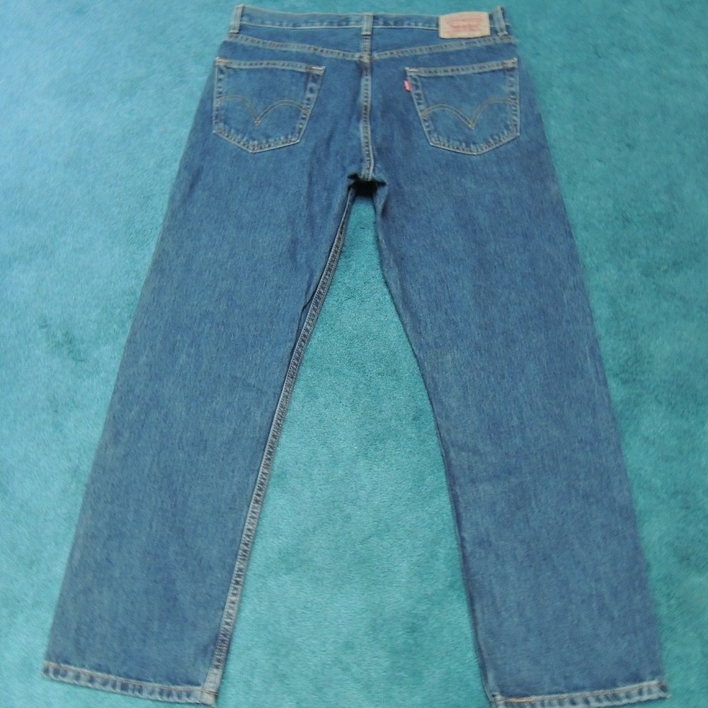 Levis 505 regular fit denim jeans 36w 30l NWOT - Picture 2 of 6