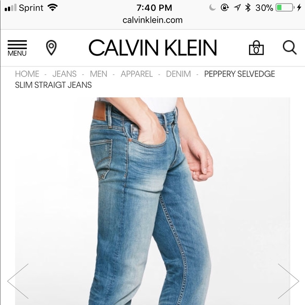 Luxury Calvin Klein Jeans