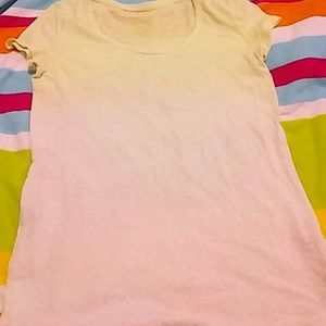 Yellowish green ombre shirt (American eagle)